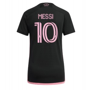 Inter Miami Lionel Messi #10 Replika Udebanetrøje Dame 2024-25 Kortærmet